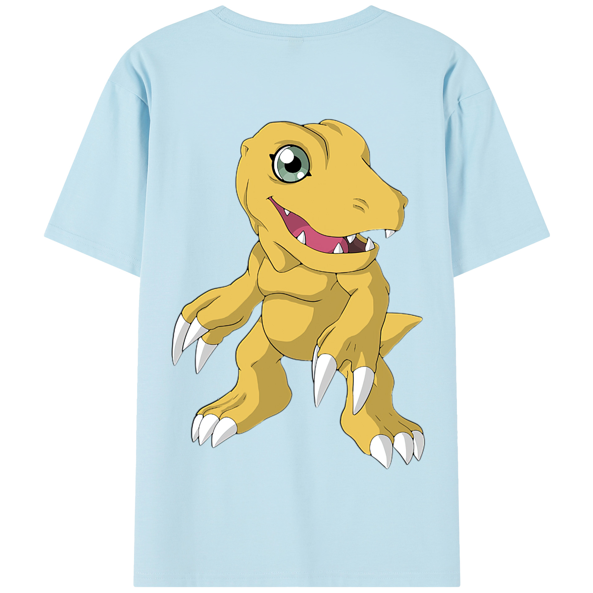 （画像用） Digimon デジタルモンスター/デジモン 綿100％半袖Tシャツ（背面プリント）